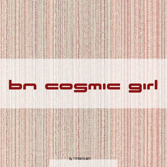 BN Cosmic Girl example